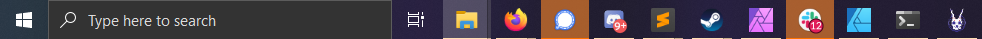 Windows taskbar with Way of Rhea icon on the right