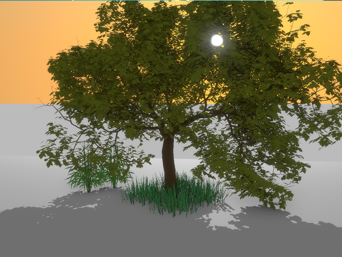 Screenshot of tree rendering